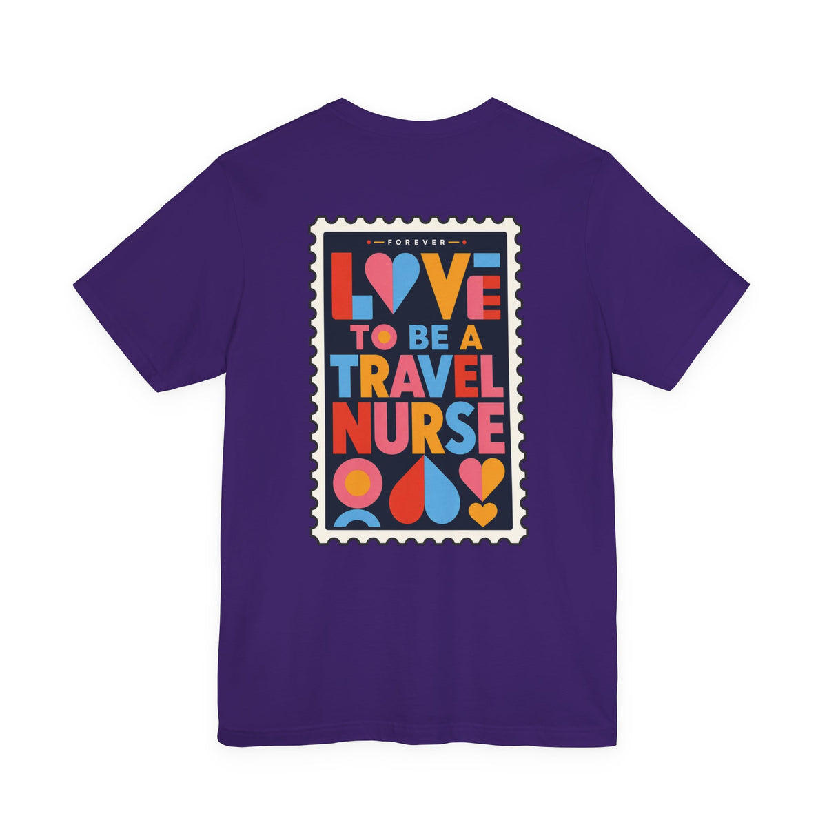 Travel Nurse Postal Stamp T-Shirt