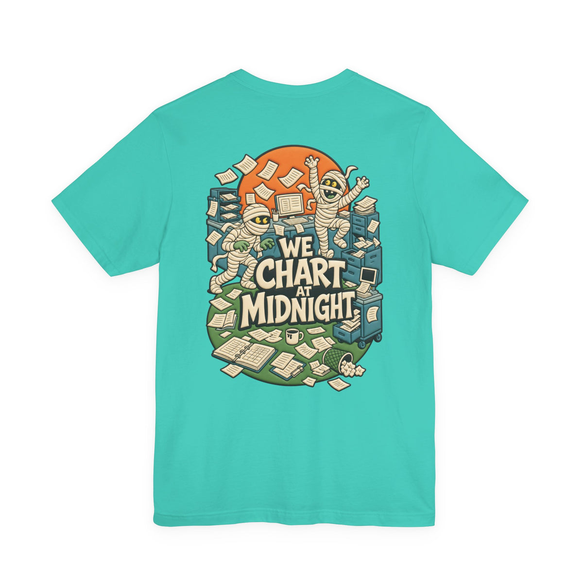 Mummies Chart at Midnight T-Shirt