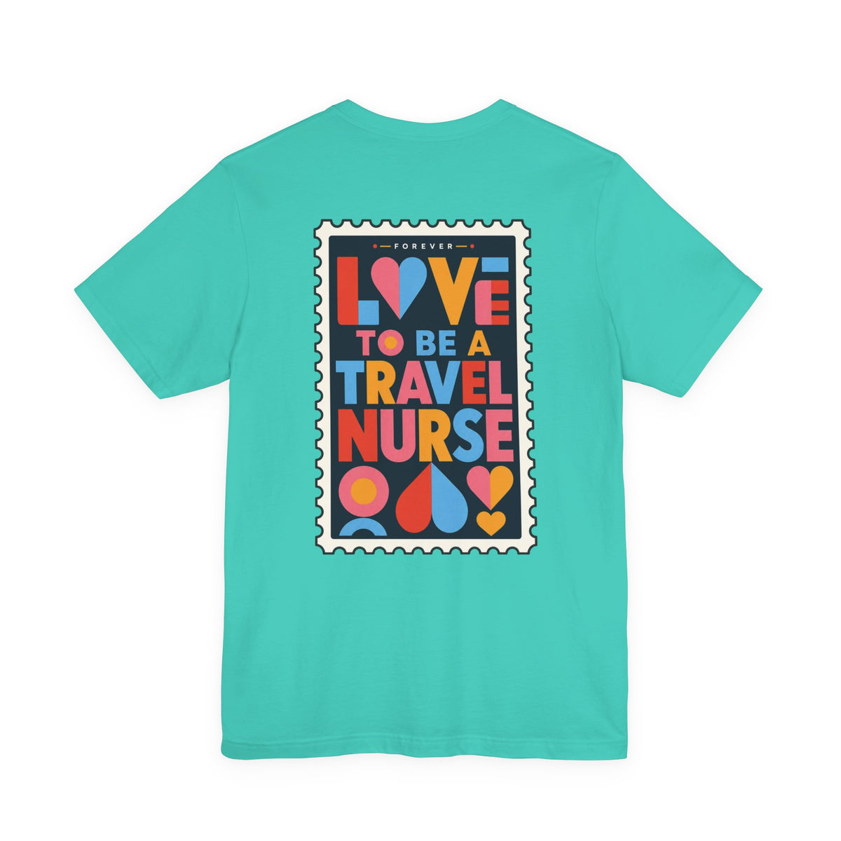 Travel Nurse Postal Stamp T-Shirt