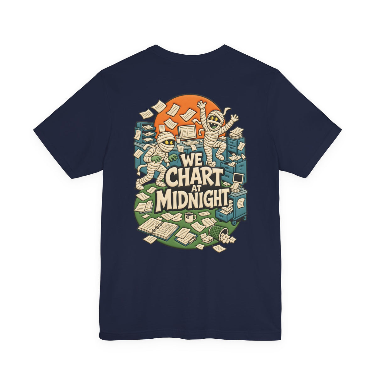 Mummies Chart at Midnight T-Shirt