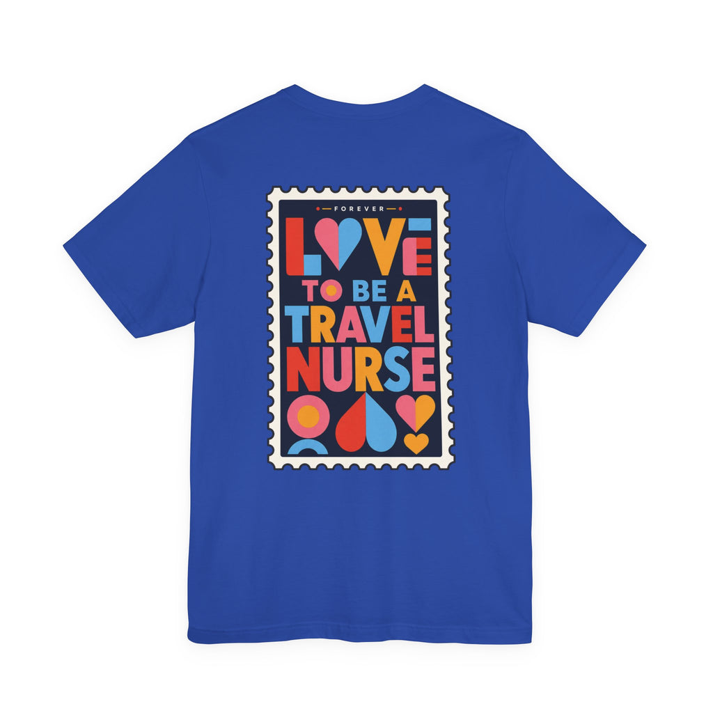 Travel Nurse Postal Stamp T-Shirt