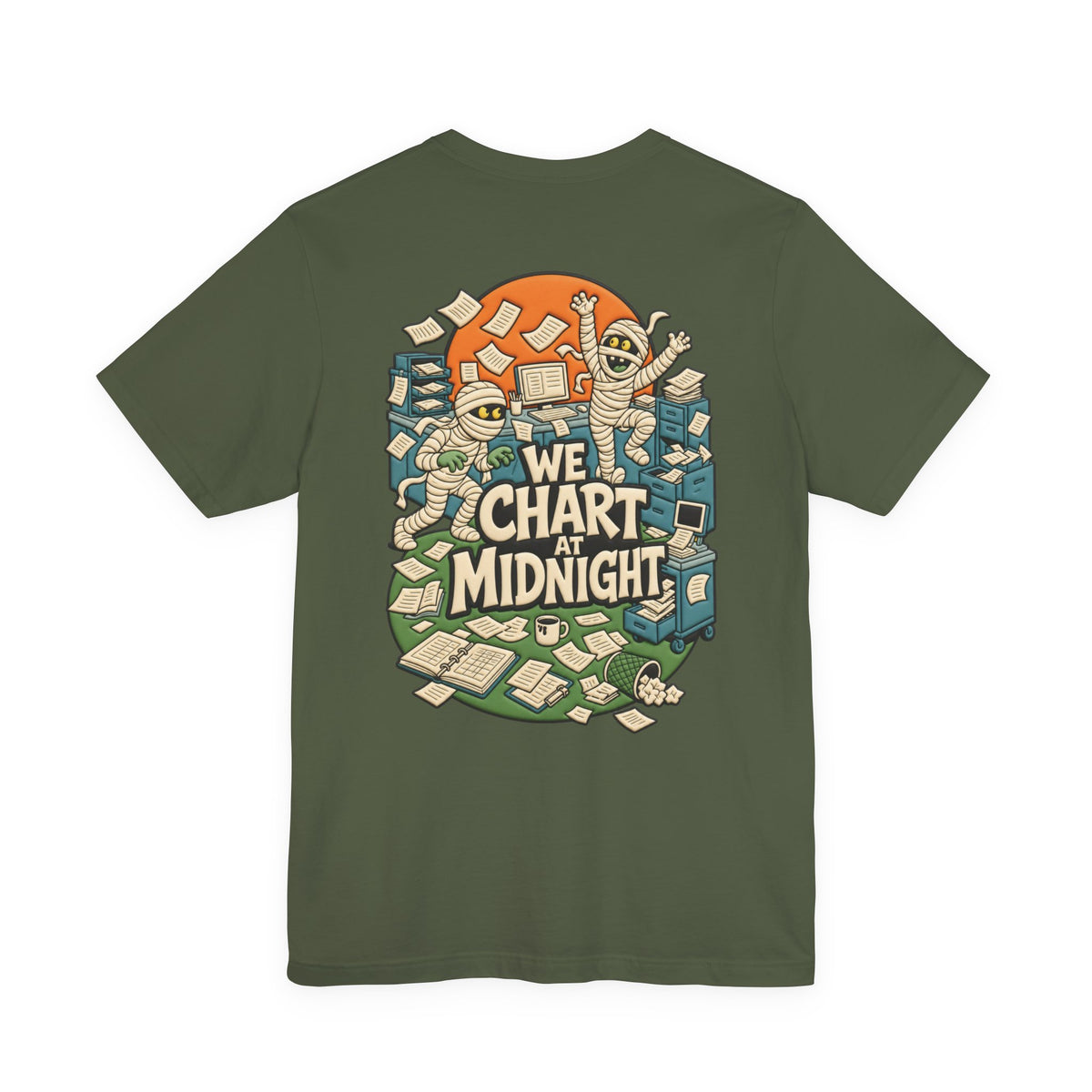 Mummies Chart at Midnight T-Shirt