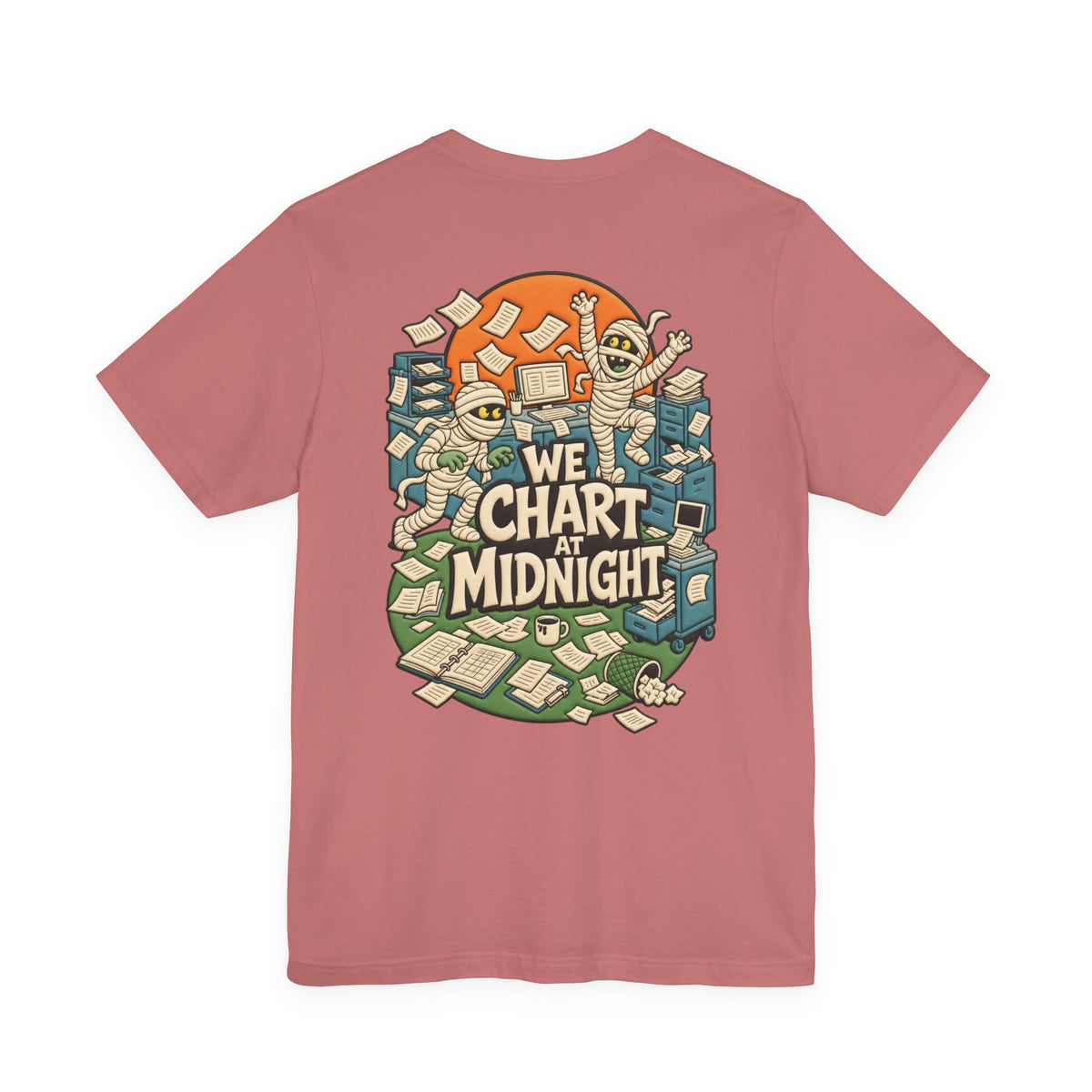 Mummies Chart at Midnight T-Shirt