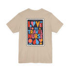 Travel Nurse Postal Stamp T-Shirt