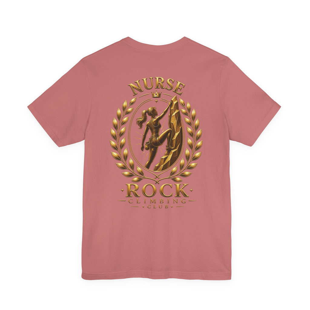 Uncommon Nurse Rock Climbing T-Shirt