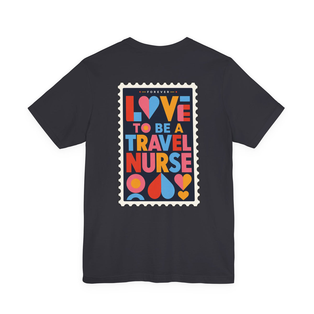 Travel Nurse Postal Stamp T-Shirt