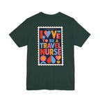 Travel Nurse Postal Stamp T-Shirt