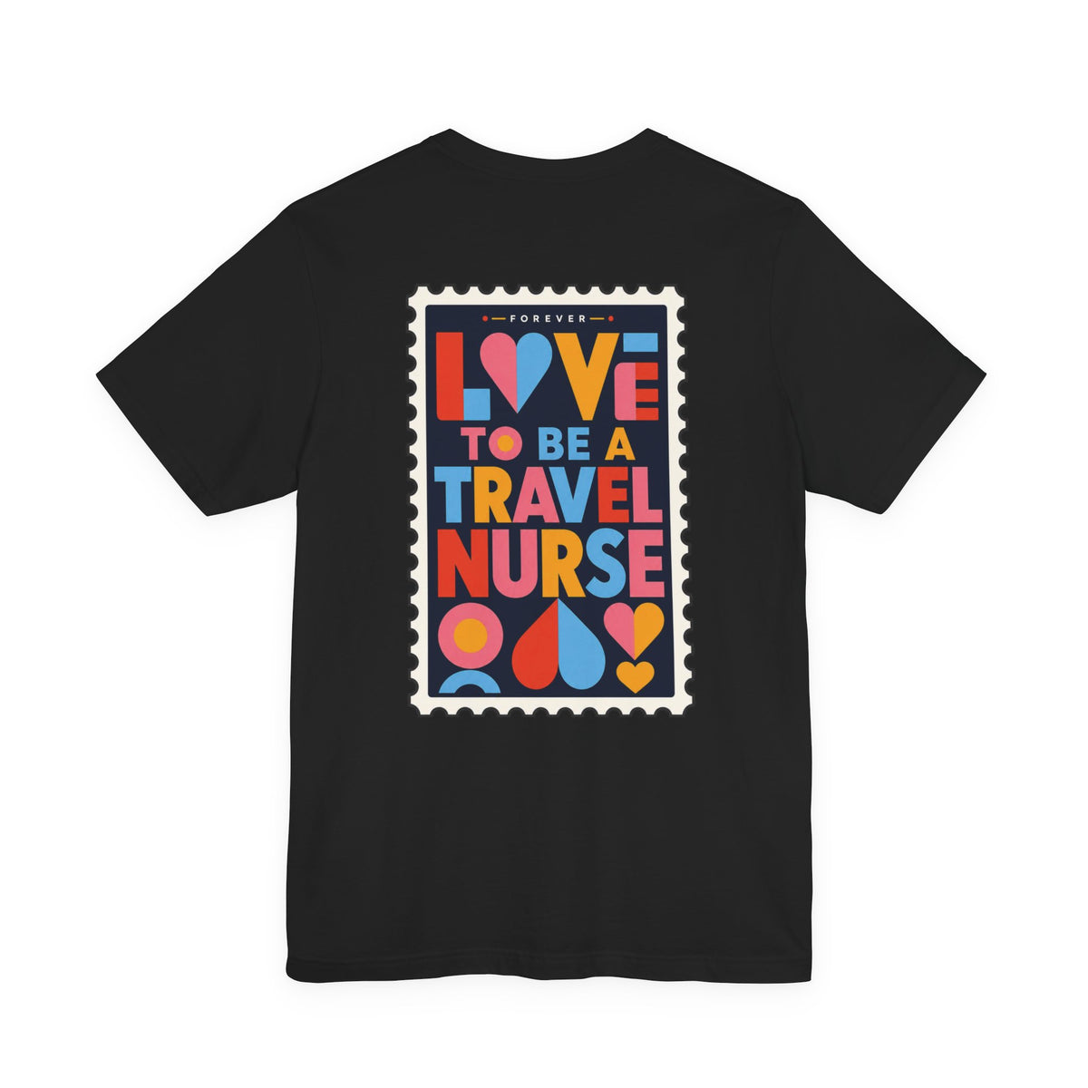 Travel Nurse Postal Stamp T-Shirt